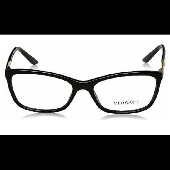 Versace Accessories Versace Women Ve386 Black Eyeglasses Frames Gb1
